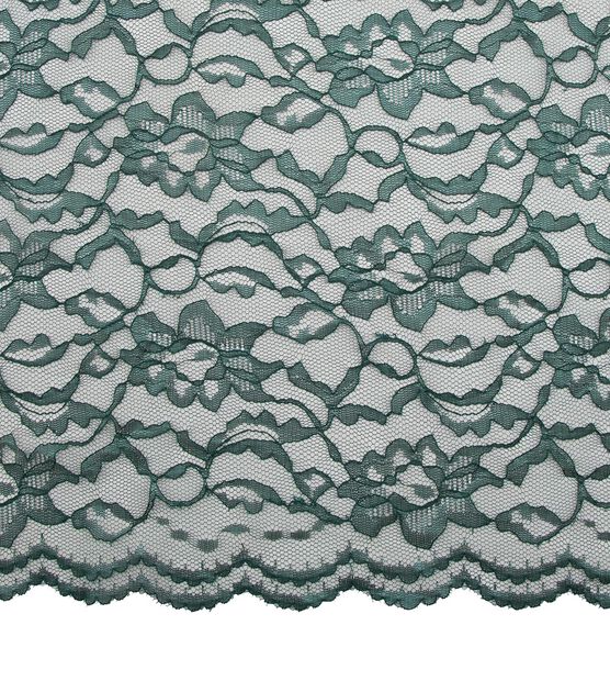 Green Lace Fabric by Casa Collection