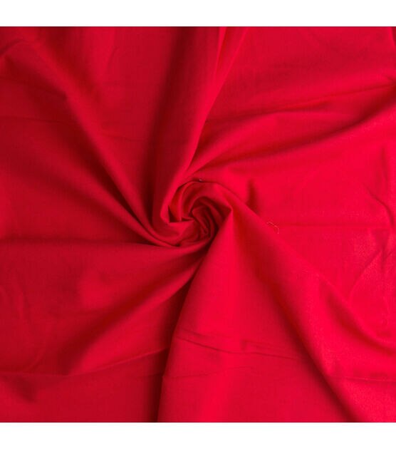 Red Solid Comfy Cozy Solid Flannel Fabric