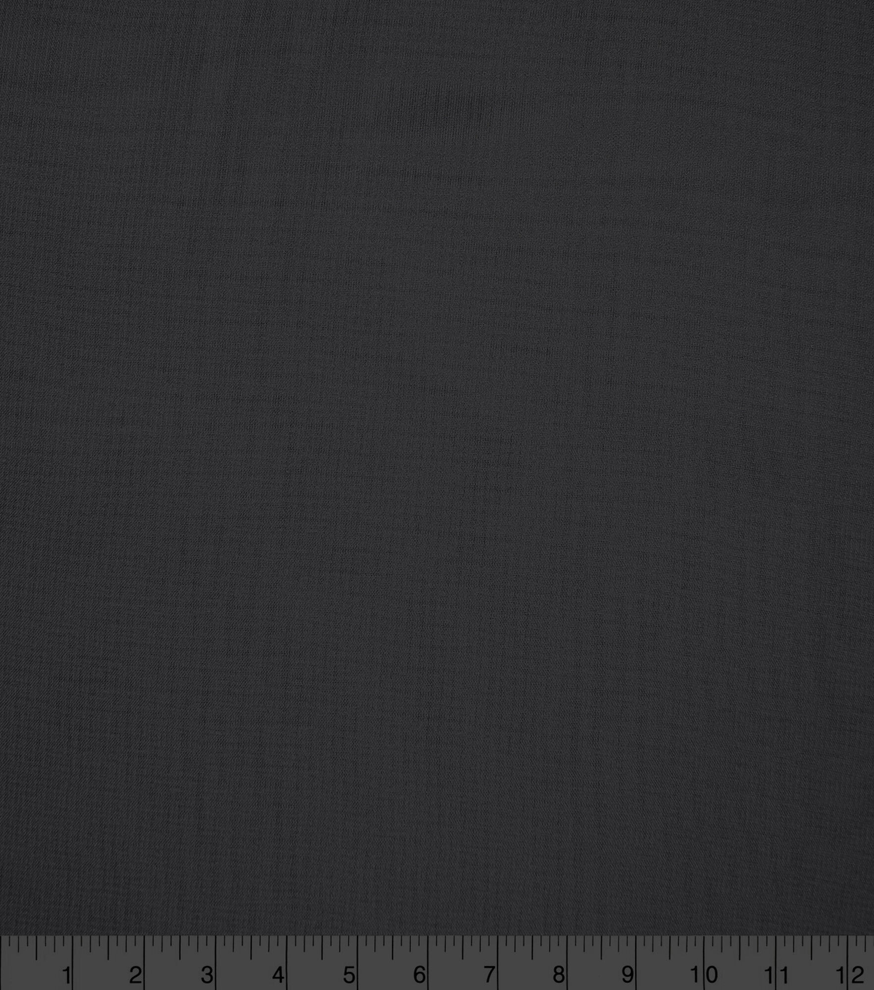 Solid Chiffon Fabric by Casa Collection, Black, hi-res