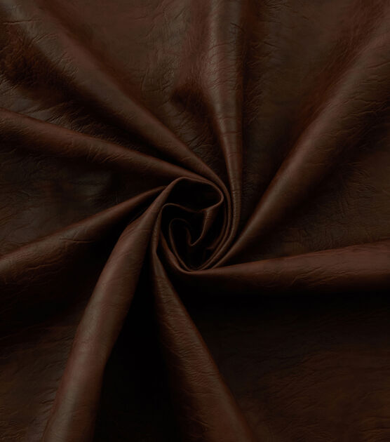 Yaya Han Cosplay Brown Bronze Distressed Faux Leather Fabric, , hi-res, image 5