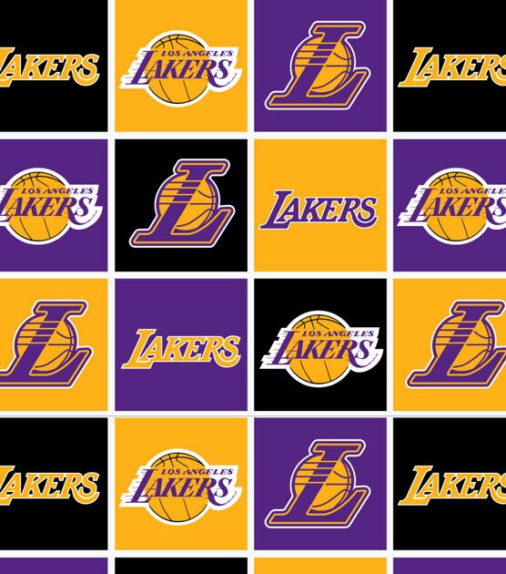 LA Lakers Fleece Fabric Block, , hi-res, image 2