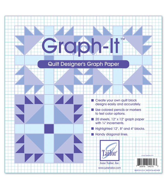 Graph It Quilt Designer's Graph Paper