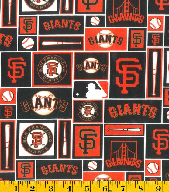 San Francisco Giants Patch Cotton Fabric 58