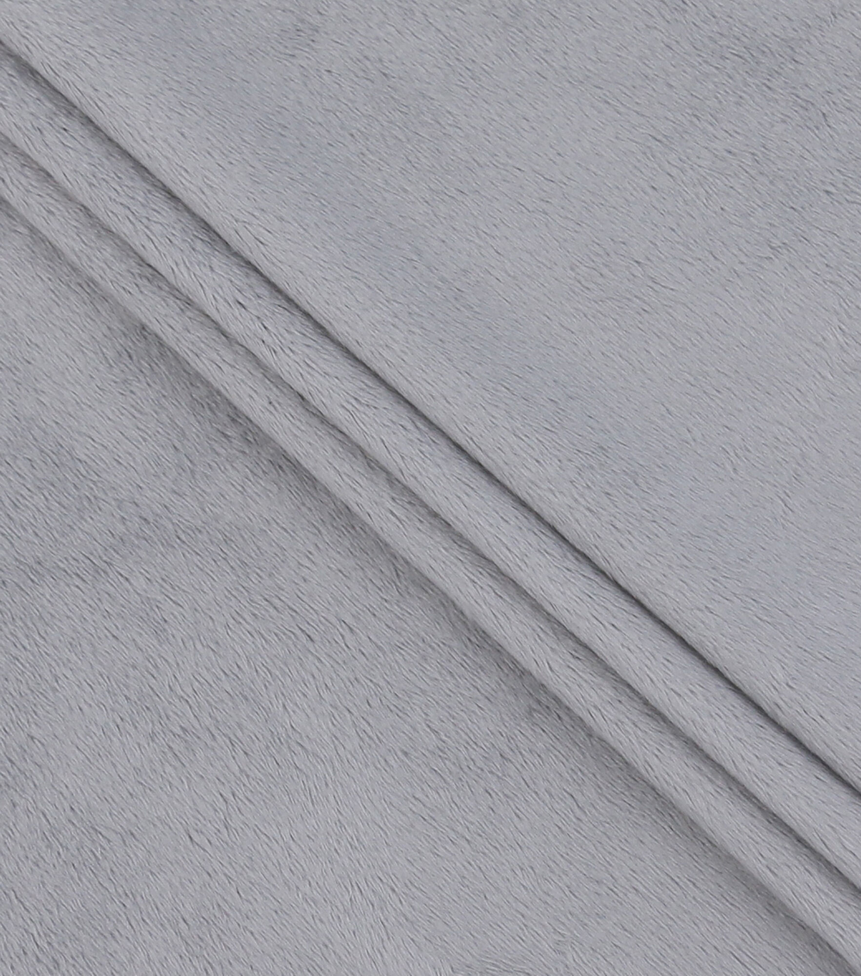Soft & Minky Fleece Fabric  Solids, Gray, hi-res
