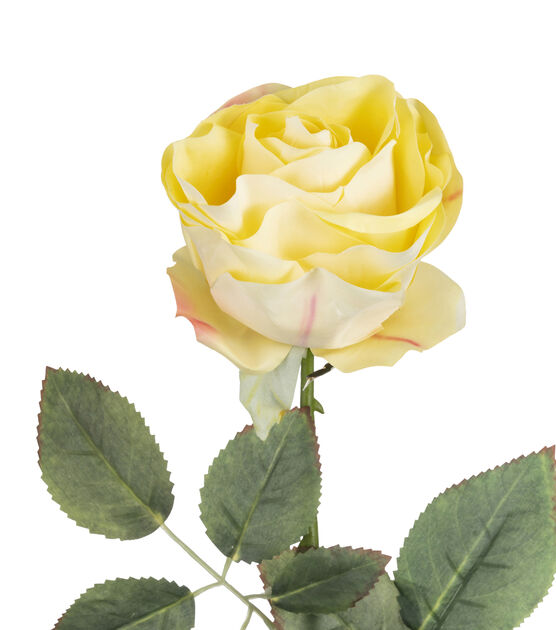 30.5" Yellow Real Touch Rose Stem by Bloom Room, , hi-res, image 2