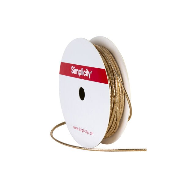 Simplicity Twisted Cord Trim 0.63'' Rose Gold, , hi-res, image 4