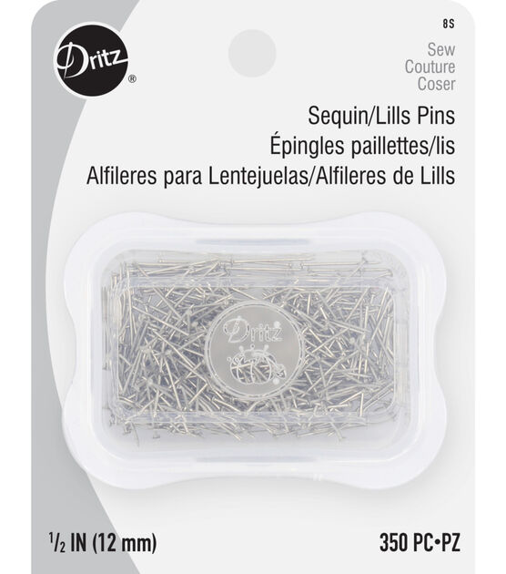 Dritz 1/2 Sequin/Lills Pins, 350 pc