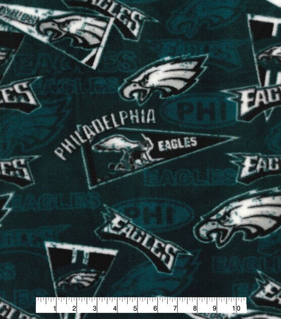 Fabric Traditions Philadelphia Eagles Fleece Fabric Retro, , hi-res, image 2