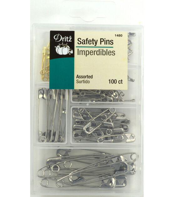 20 Pack Black Large Safety Pins 4Inch Heavy Duty Pins For All