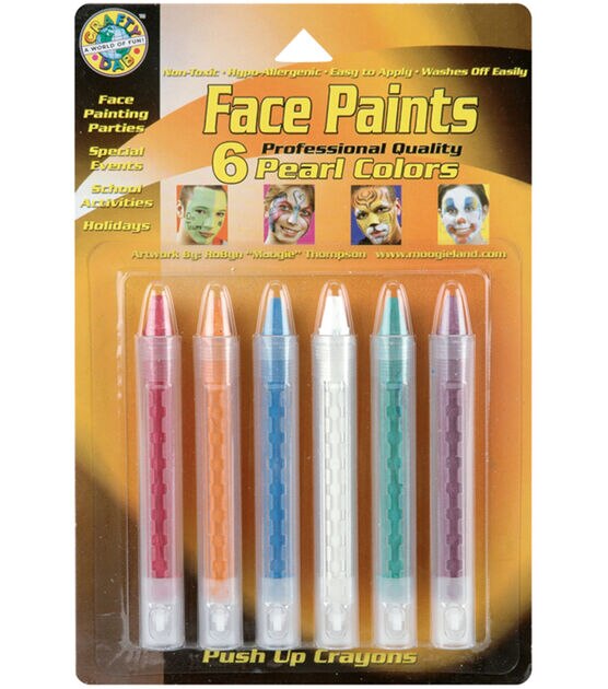 Crafty Dab Face Paints Push Up Crayon Sticks