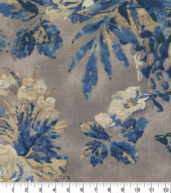 Waverly Deane Shore Drapery Fabric, Embroidery Fabric