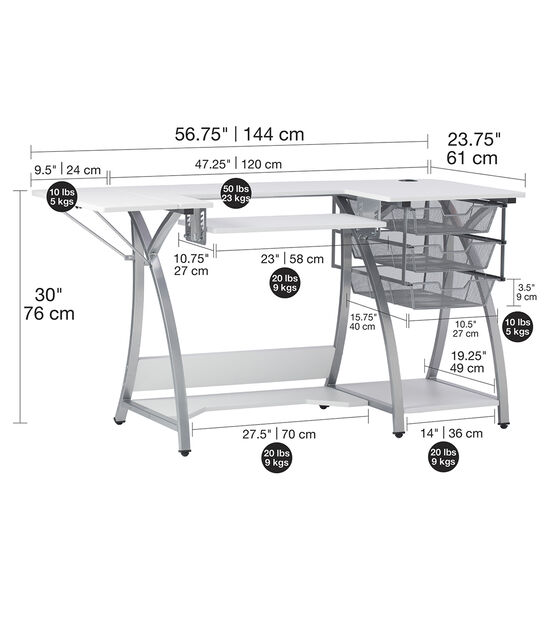 Studio Designs Pro Stitch Sewing Table, , hi-res, image 26