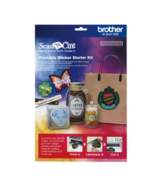 Brother ScanNCut Printable Sticker Starter Kit
