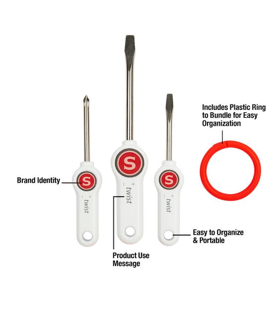 SINGER Screwdriver Set 3ct, , hi-res, image 8