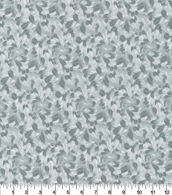 Robert Kaufman Gray Petals Cotton Fabric by Keepsake Calico, , hi-res, image 2