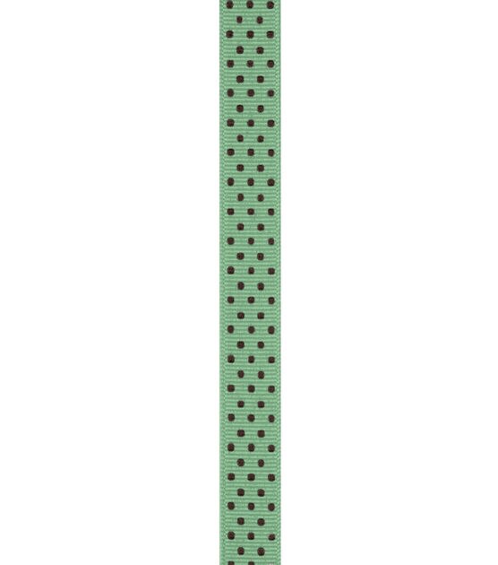 Offray 5/8"x9' Pin Dots Grosgrain Ribbon, , hi-res, image 4