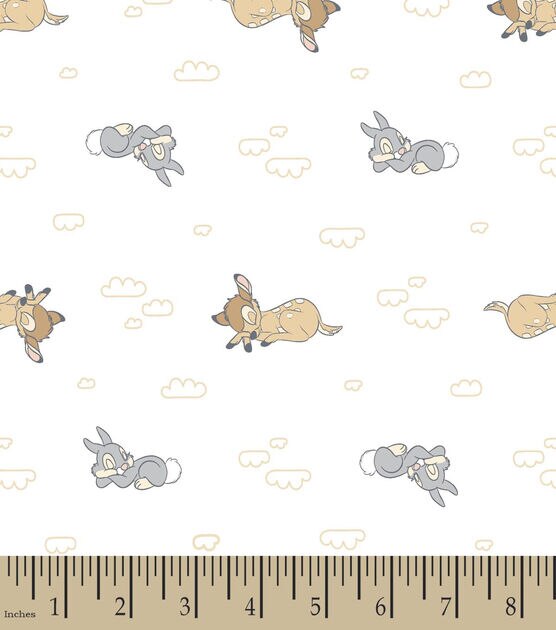 Sweet Dream Bambi Nursery Flannel Fabric