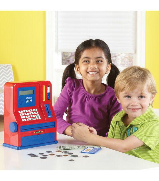 Learning Resources 32ct Pretend & Play Teaching ATM Bank Set, , hi-res, image 5