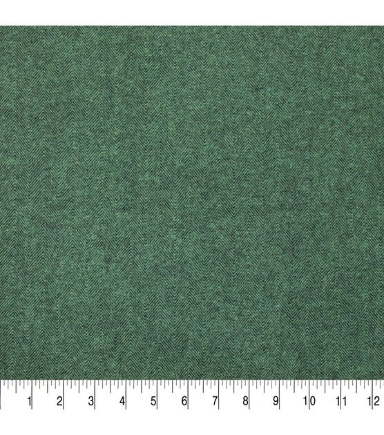 Green Solid Brushed Cotton Shirting Fabric, , hi-res, image 3
