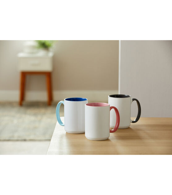 Cricut Blank White 15 oz Ceramic Mug (2 ct)