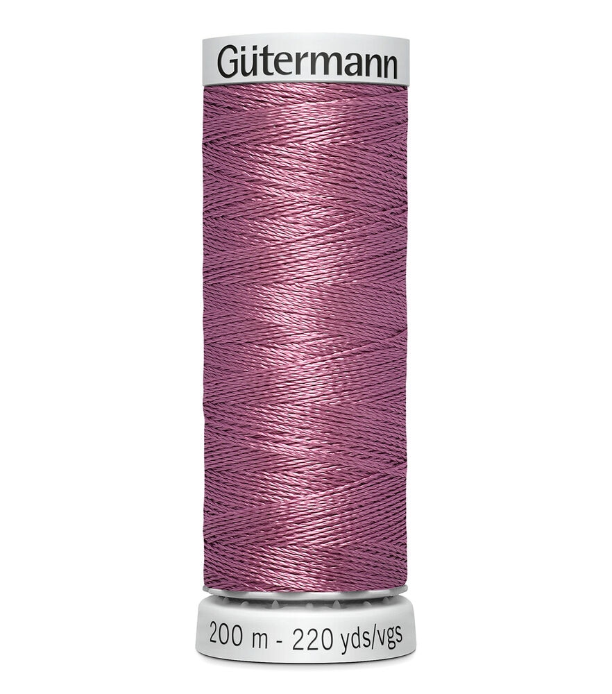Gutermann 200M Dekor Thread, 5280 Dark Mauve, swatch
