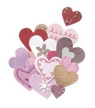 Wrapables Deco Stickers for Scrapbooking, 4 Sheets, Glitter Hearts, Jelly  Beans, Letters, 4 Sheets - Ralphs