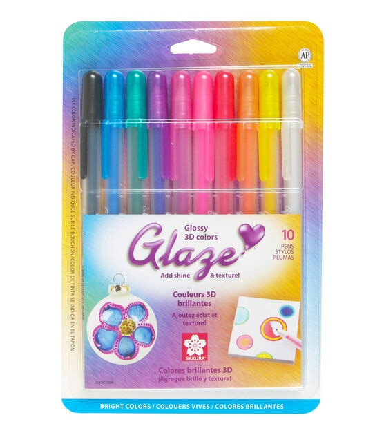 Glaze Gelly Roll Pens 10/Set Assorted Colors