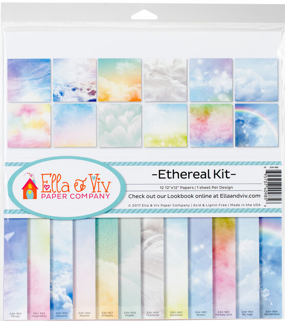 Ella & Viv Collection Kit 12"X12" Ethereal