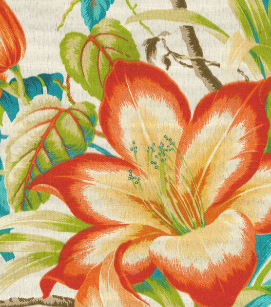 Tommy Bahama Outdoor Fabric Botanical Glow Tiger Lily, , hi-res, image 3