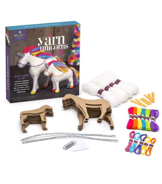 Craft Tastic 62pc Yarn Unicorns Kit, , hi-res, image 2