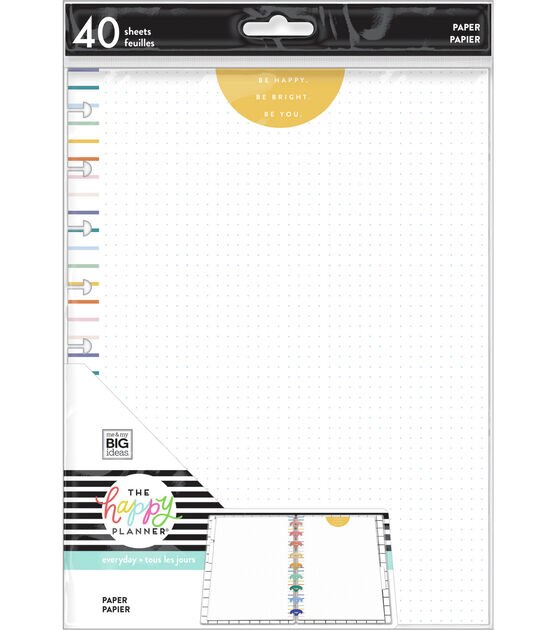 Happy Planner Classic 40 Sheet Bright Fun Fill Paper, , hi-res, image 1