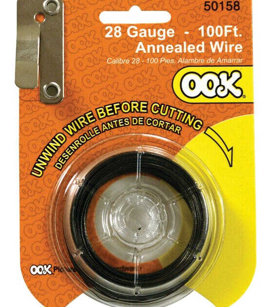 Ook 100' Annealed 28 Gauge Picture Hanging Wire