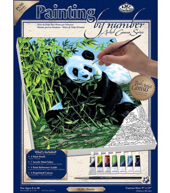 Royal Langnickel Paint By Number Kits Panda