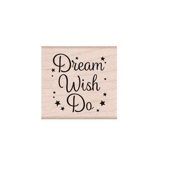 Hero Arts Wood Mounted Rubber Stamp Dream Wish Do
