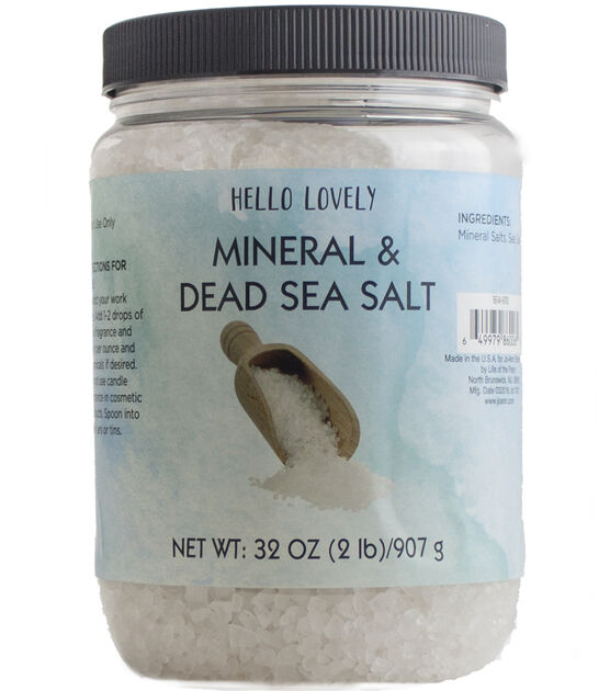 Hello Lovely 32 oz Mineral & Dead Sea Bath Salt