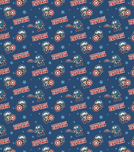 Marvel Lil Captain Flannel Fabric, , hi-res, image 3