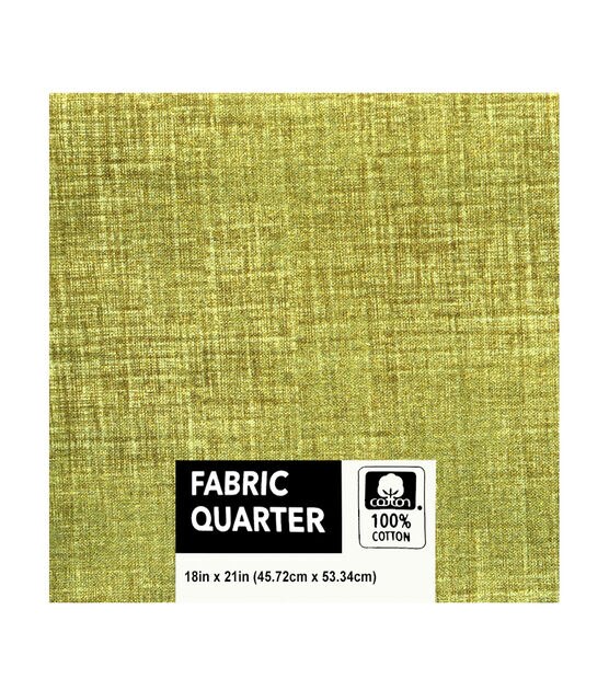 18" x 21" Sage Crosshatch Cotton Fabric Quarter 1pc by Keepsake Calico