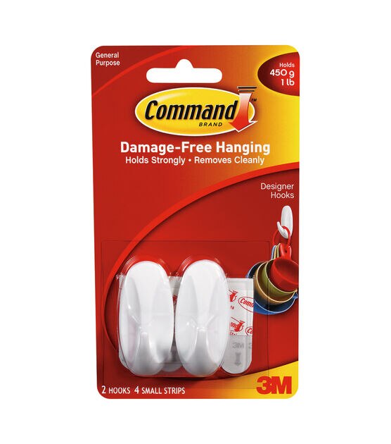 3M Command Water and Heat Resistant Strips - Damage-Free Adhesive