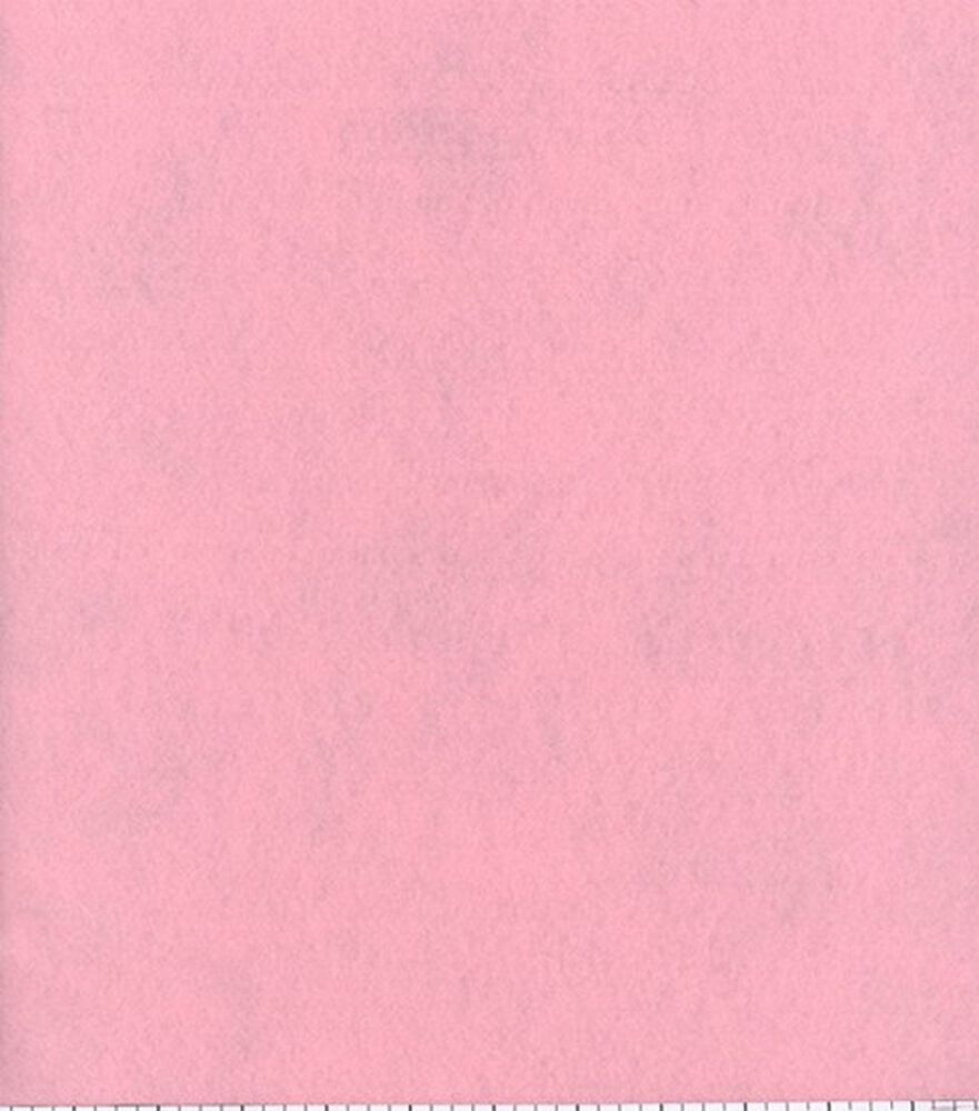 Craft Felt Fabric 72'' Solids, Baby Pink, swatch