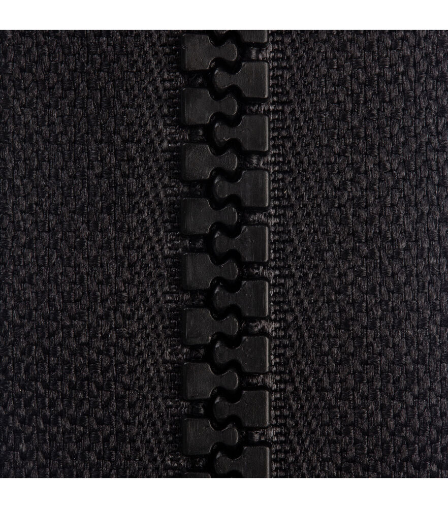 Coats & Clark Sport Separating Zipper 28", Black, swatch, image 14