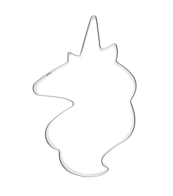 3" x 4" Stainless Steel Unicorn Cookie Cutter by STIR, , hi-res, image 3