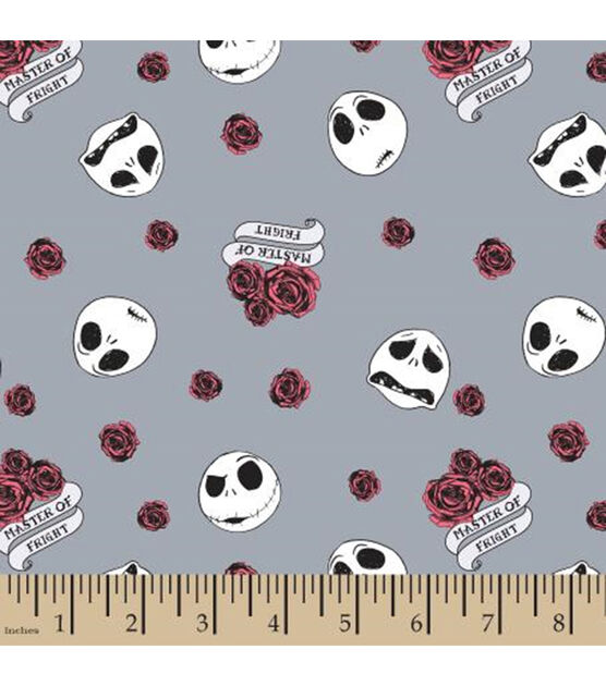 Master of Fright & Jack Nightmare Before Christmas Knit Fabric