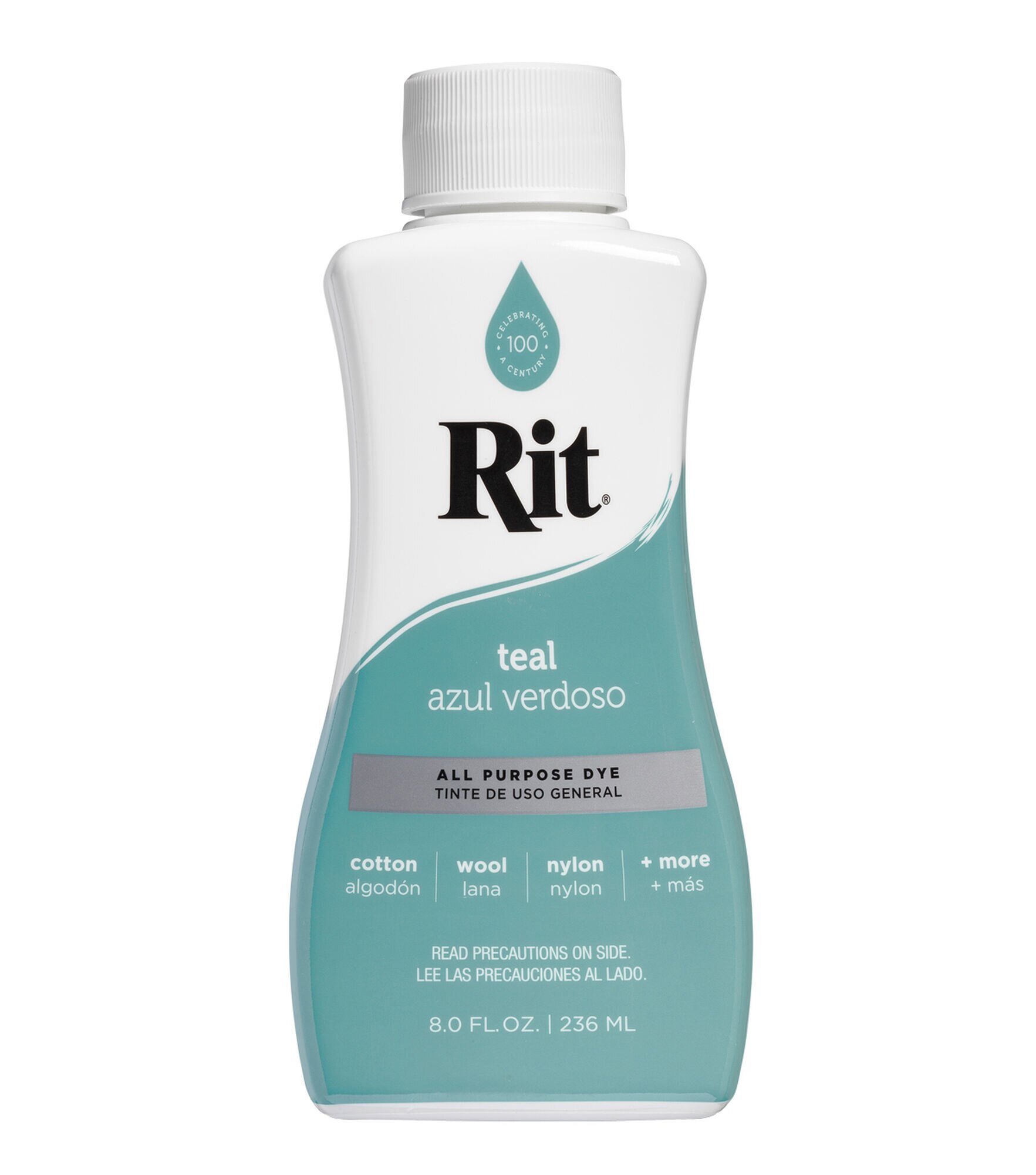 Rit 8oz All Purpose Liquid Fabric Dye, Teal, hi-res