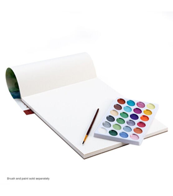 essentials(TM) Watercolor Artist Paper Pad 9"X12" 25 Sheets, , hi-res, image 6