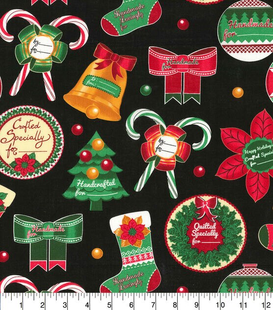 Handcrafted Icons Christmas Cotton Fabric