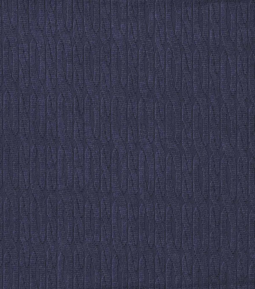 Athleisure Cable Knit Fabric, Blue, swatch