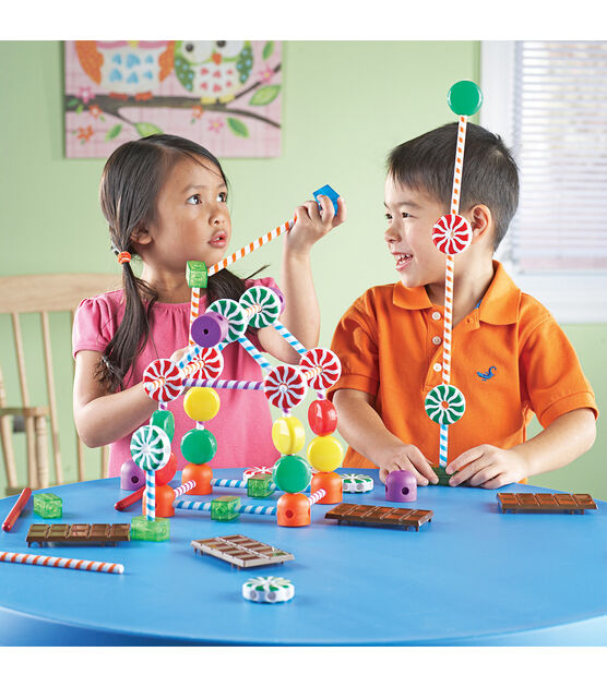 Learning Resources 7" Candy Construction Building Set 92ct, , hi-res, image 5