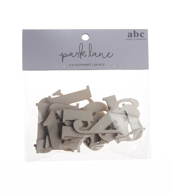 2" Lowercase Classic Serif Letters 26ct by Park Lane, , hi-res, image 2