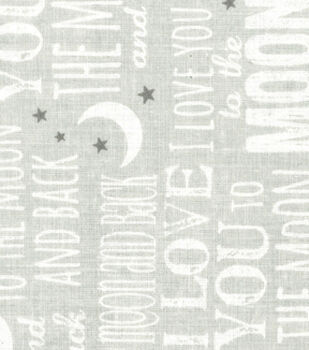 Nursery Fabric Find Baby For The Joann Nursery Cotton Fabric 44 To The Moon And Back