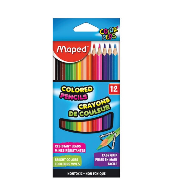 Maped Color'Peps Colored Pencil Set 12 Pencils